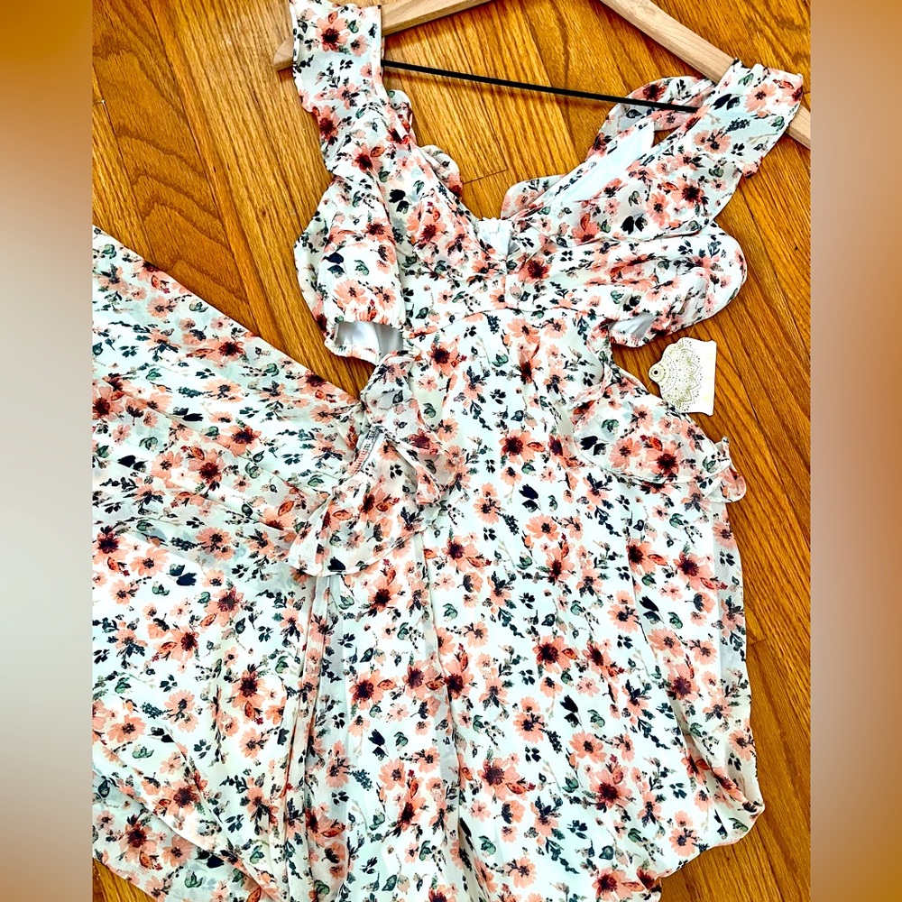 NWT Altar'd State Floral Cut Out Dress